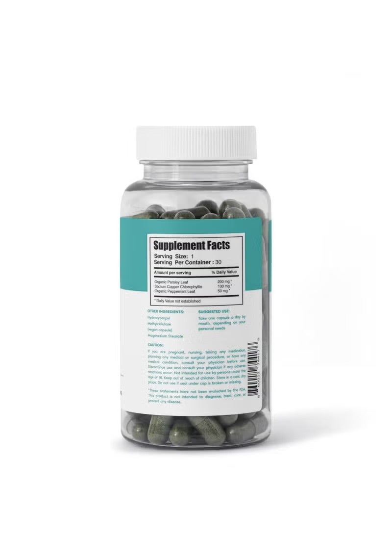 لها الخيال صندوق بادي ماجيك | كبسولات الكلوروفيل – تركيبة نباتية للتخلص من السموم وصحة الأمعاء، دعم الهضم، تجديد البشرة، وزيادة الطاقة الطبيعية | 30 كبسولة - Image 2